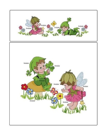 Schema punto croce - , lenzuolino