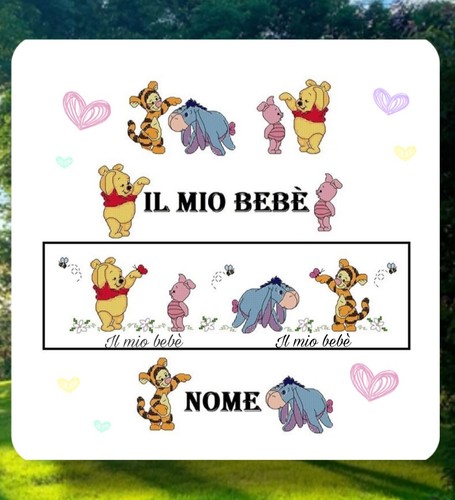 Schema punto croce winnie pooh - schema,